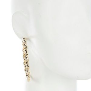 🆕 XL Gold Hoop Rope Earrings